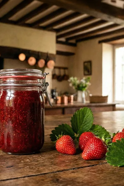 Confiture de fraise artisanale
