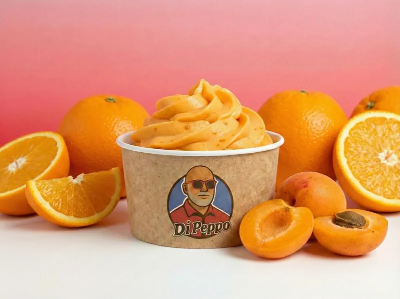 Glace abricot orange de Provence DiPeppo