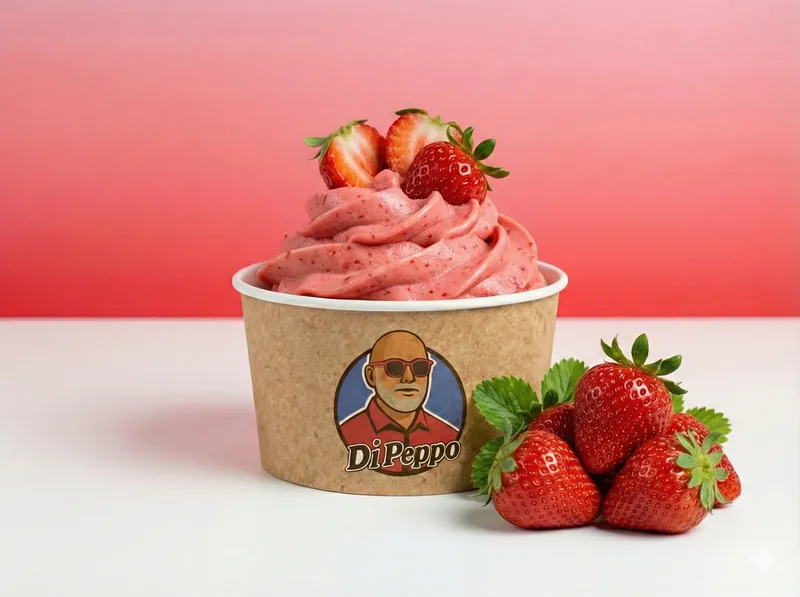 Glace fraise de Plougastel DiPeppo